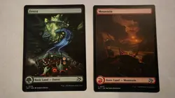 Set Of 5 Normal Full Art Land Cards From The MTG: Aetherdrift Set - Image 2