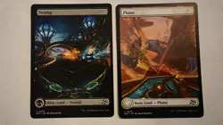 Set Of 5 Normal Full Art Land Cards From The MTG: Aetherdrift Set - Image 3