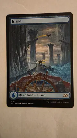 Set Of 5 Normal Full Art Land Cards From The MTG: Aetherdrift Set - Image 4