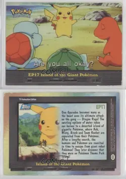 Island of the Giant Pokemon Topps TV Animation Edition Series 2 Episodes 0qx8 - Image 3