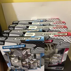 LOT OF 8 Pokemon Black Bolt and White Flare Binder Collection Bundle 4WB + 4BB - Image 1