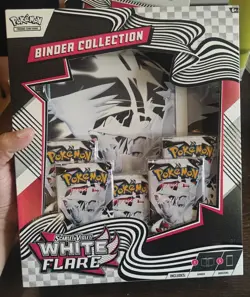 Pokemon TCG Scarlet Violet Black Bolt White Flare Binder - Image 1
