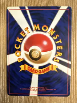 Mr. Mime No. 122 Jungle Japanese Pokemon Card Old Back Holo HP - Image 2