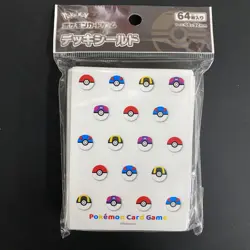 Pokemon Center Pokeball Design Card Sleeves (64) - Image 1