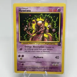 Mewtwo 14 Vintage WoTC Black Star Pokemon Promo Card - Image 2