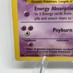 Mewtwo 14 Vintage WoTC Black Star Pokemon Promo Card - Image 4