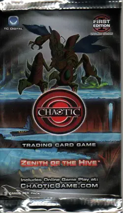Chaotic Trading Card Game TCG, Zenith of the Hive Booster Pack (9 Cards) NEW - Image 1