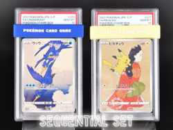 PSA 10 Cramorant 226/S-P Pikachu 227/S-P Pokemon Stamp Box Promo Japanese Card - Image 1