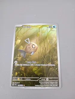 Pokemon TCG Feebas Card 198/191 IR Surging Sparks NM/M Condition - Image 1