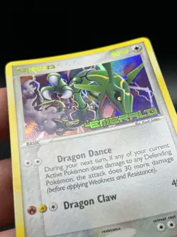 Rayquaza Reverse Holo 9/106 ex Emerald 2005 LP+ Pokemon Card YY1 - Image 2