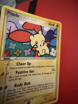 Pokemon TCG - Plusle - 5/17 - Holo Rare - Pop Series 3 - LP - Image 2