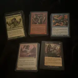 Vintage Magic The Gathering Card Lot SEE DESCRIPTION FOR DETAILS - Image 1