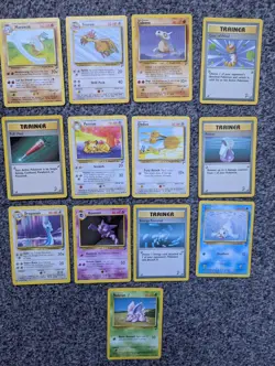 Pokemon TCG Base Set 2 WOTC Bundle 13 cards - Image 1