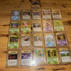 Pokemon card TCG Lot Set of 21 Old back Vintage Rare Japanese - Image 1