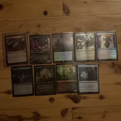 9 Holo Foil Magic the Gathering Cards Lot Collection MTG NM - Image 1
