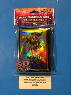 Yu-Gi-Oh ( DARK MAGICIAN GIRL ) 50 Small Card Sleeves - Official Konami Product - Image 1
