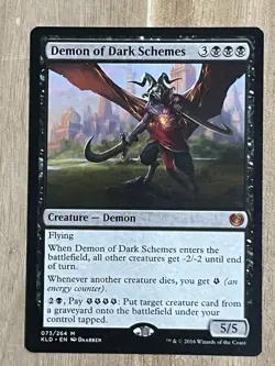 Awesome Magic The Gathering MTG Card Demon Of Dark Schemes 073/264 LP - Image 1