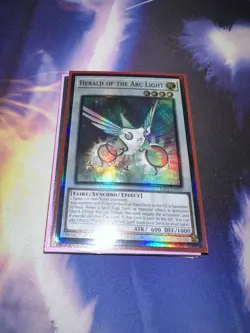 Yugioh Singles - Herald of the Arc Light - Prismatic Ultimate Rare - RA01 - LP - Image 1