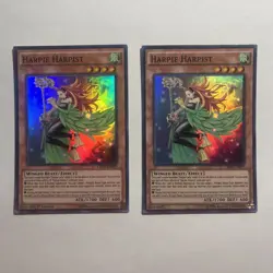 2x YuGiOh! Harpie Harpist - CROS-EN099 Super Rare 1st Edition - NM/VLP - Image 1