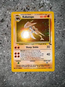 Pokemon TCG Cards Kabutops 9/62 Fossil Holo Rare - Image 3
