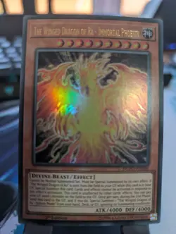 YuGiOh! The Winged Dragon of Ra - Immortal Phoenix DUPO-EN046 Ultra Rare 1st Ed - Image 1