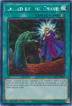 Called by the Grave - RA01-EN057 - Platinum Secret Rare - Yugioh - Image 1