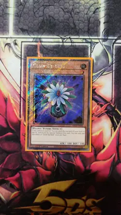 Yu-Gi-Oh Glow-Up Bulb Platinum Secret Rare 1st Edition RA03-EN245 - Image 1