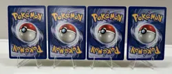 1st Edition Fossil Pokemon Lot Vintage WOTC - Weezing, Grimer, Ekans, Slowpoke - Image 2