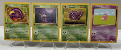 1st Edition Fossil Pokemon Lot Vintage WOTC - Weezing, Grimer, Ekans, Slowpoke - Image 6