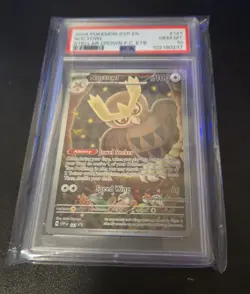 Pokemon - Stellar Crown - Noctowl #141 - Pokemon Center Stamped - Graded PSA10 - Image 1