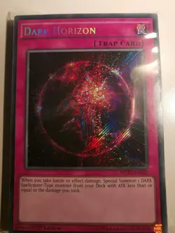 YUGIOH!! Dark Horizon MVP1-ENS26 Secret Rare! Near Mint! 1st - Image 1