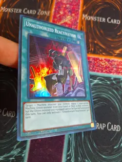 Yu-Gi-Oh! TCG Unauthorized Reactivation SR10-EN041 Super Rare 1st Edition NM - Image 2