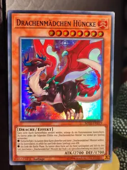 Yu-Gi-Oh! - MYFI-DE019 - Drachenmadchen Huncke - 1.Auflage - DE - Super Rare.. - Image 1