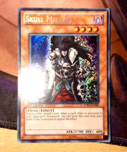 Skull Meister STBL-EN081 Secret Rare 1st Edition Yugioh Card Holo - Image 1