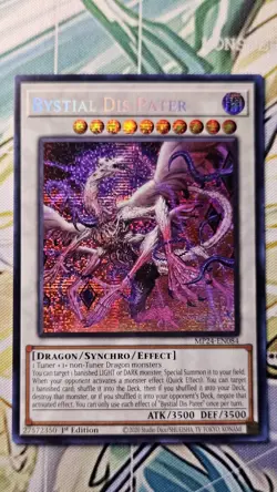 YUGIOH! Bystial Dis Pater MP24-EN084 Prismatic Secret Rare 1st Edition NM - Image 1