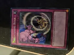 Yugioh Threatening Roar LCYW-EN297 Secret Rare 1st Edition Near mint - Image 1