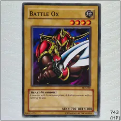 Battle Ox - SKE-002 - Common Unlimited Yugioh - Image 1
