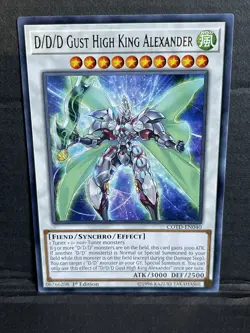 YuGiOh - D/D/D Gust High King Alexander - COTD-EN040 - Rare - 1st Ed. - NM - Image 1