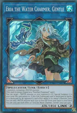 Yu Gi Oh Near Mint Eria the Water Charmer, Gentle - ETCO-EN055 - Starlight Rare - Image 1
