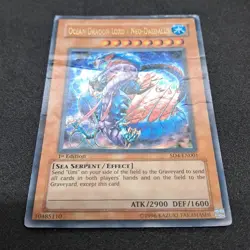 Ocean Dragon Lord - Neo-Daedalus SD4-EN001 1st Ed Ultra Rare DMG HP Yu-Gi-Oh! - Image 3