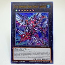 Yugioh Full Armored Dark Knight Lancer AGOV-EN041 1st Edition Ultra Rare - NM - Image 1