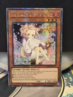 Yu-Gi-Oh Ash Blossom & Joyous Spring Quarter Century Secret Rare RA04-EN025 - Image 1