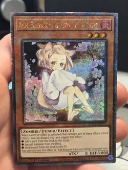 Yu-Gi-Oh Ash Blossom & Joyous Spring Quarter Century Secret Rare RA04-EN025 - Image 2