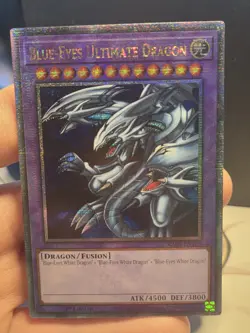 Yu GI Oh Blue Eyes Ultimate Dragon Quarter Century Secret Rare RA03 EN178 - Image 2