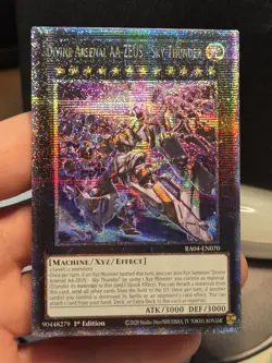 Yu-Gi-Oh Divine Arsenal AA-ZEUS Sky Thunder Quarter Century Secret RA04-EN070 - Image 2