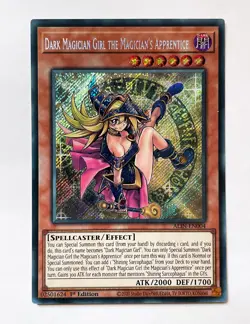 ALIN-EN004 Yu-Gi-Oh! Dark Magician Girl The Magician’s Apprentice Secret Rare - Image 1