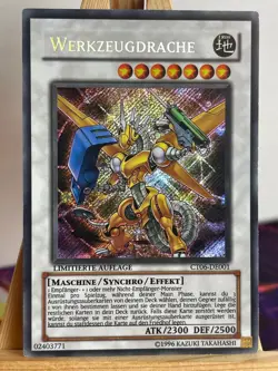 Werkzeugdrache CT06-DE001 Secret Rare Deutsch EX YUGIOH - Image 1