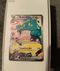 Pokemon TCG Journey Together Iono's Bellibolt EX Full Art Card 183/159 - Image 1