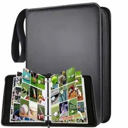 9 Pocket Trading Card Binder, 900 Pockets Basketball Card Binder for MTG, Top... - Image 1
