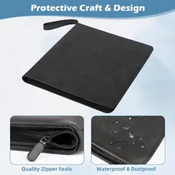 Trading Card Binder 480 Pockets, 12 Pockets Card Binder, Side Loading Card Co... - Image 2